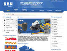Tablet Screenshot of kbn.cz
